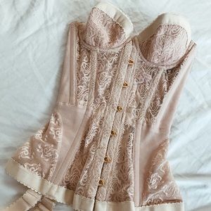 Agent Provocateur Mercy Corset Nude